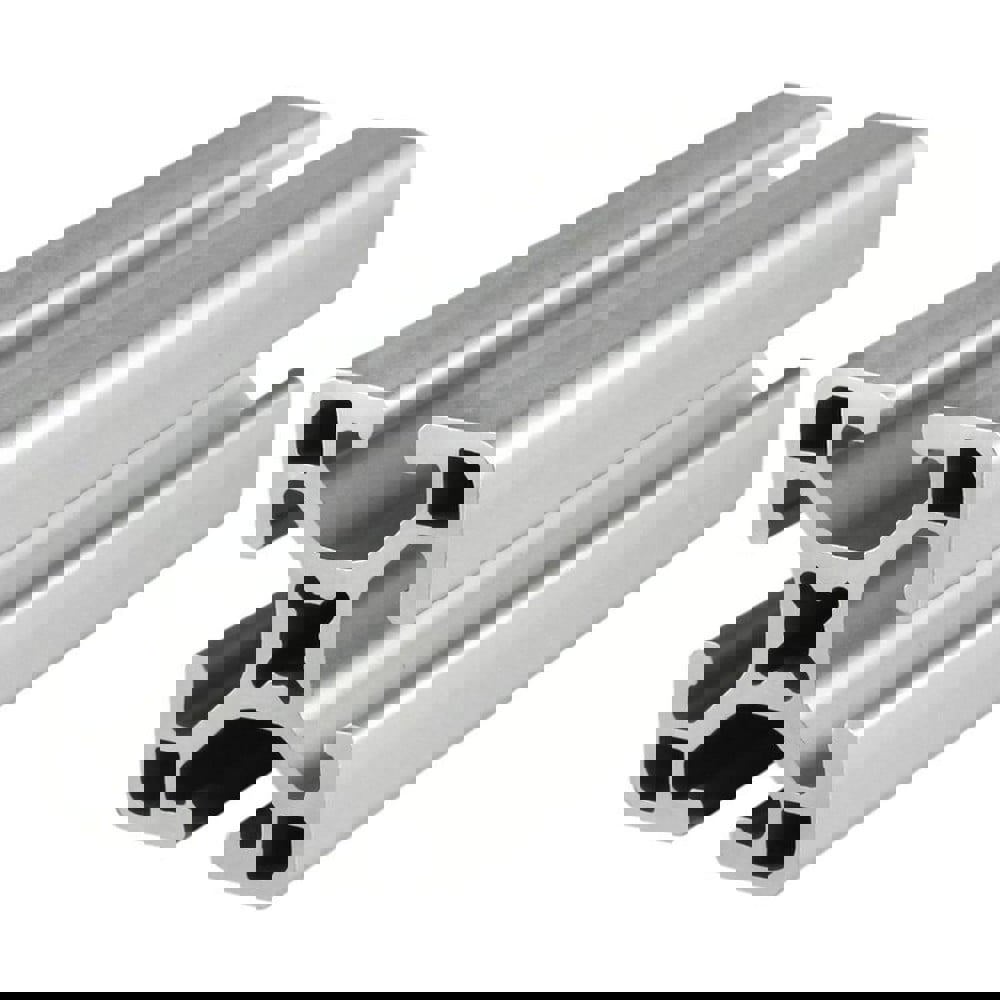 Framing; Frame Type: T-Slotted ; Duty Grade: Standard-Duty ; Material: Aluminum Alloy ; Slot Location: Quad ; Overall Length (Inch): 120 ; Overall Height (Inch): 1-1/2